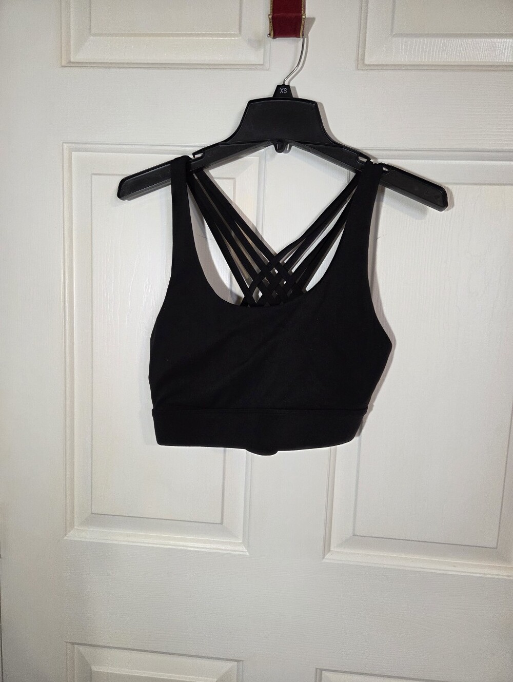 Zyia Active Black Crisscross Back Sports Bra XL